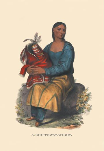 A Chippewah Widow 24x36 Giclee