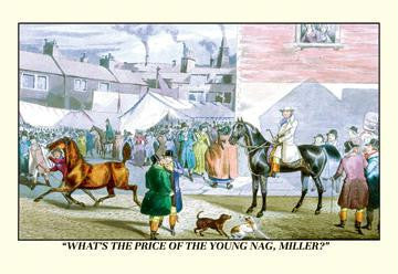 What&#39;s the Price of the Young Nag  Miller? 24x36 Giclee