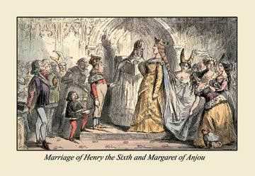 Marriage of Henry the Sixth And Margaret of Anjou 24x36 Giclee