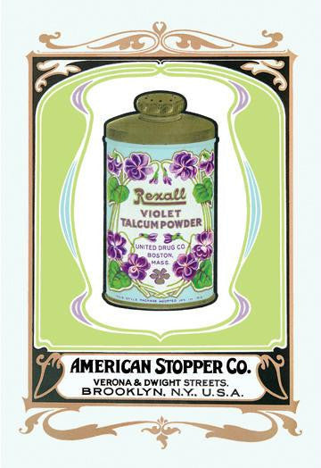 Rexall Violet Talcum Powder 24x36 Giclee