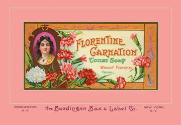 Florentine Carnation Toilet Soap 24x36 Giclee