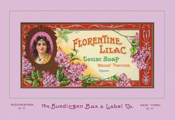 Florentine Lilac Toilet Soap 24x36 Giclee