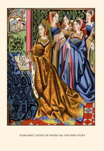 Margaret  Queen of Henry VI and her Court 24x36 Giclee