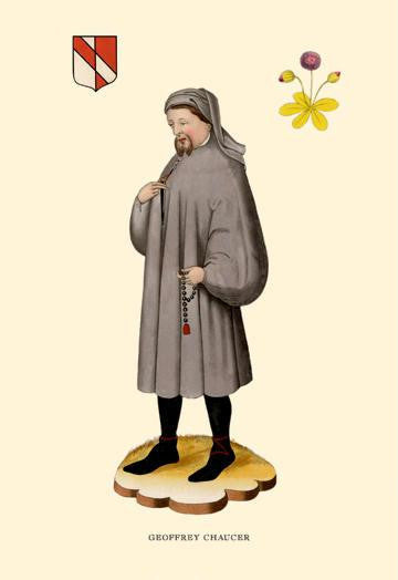 Geoffrey Chaucer 24x36 Giclee