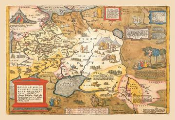 Map of Russia 24x36 Giclee