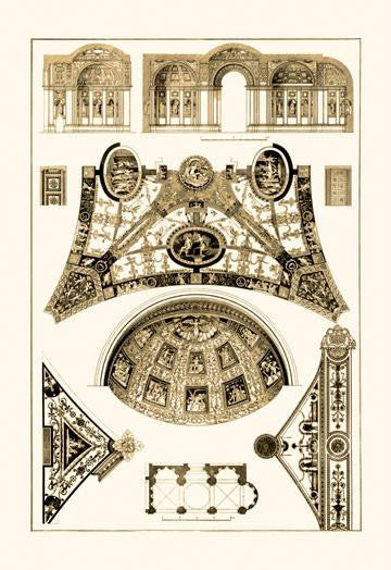 Cross-Vaults of the Renaissance 24x36 Giclee