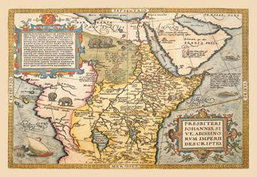 Map of Northeastern Africa 24x36 Giclee