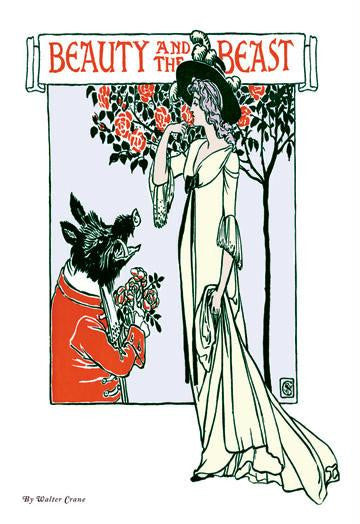 Beauty and the Beast 24x36 Giclee