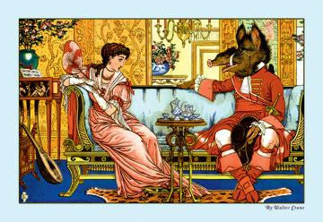 Beauty and the Beast - The Courtship 24x36 Giclee