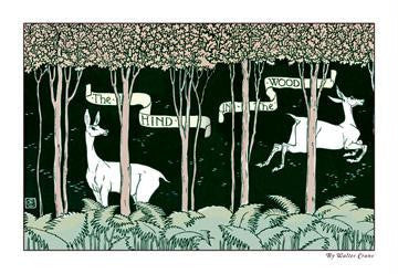 The Hind in the Wood 24x36 Giclee