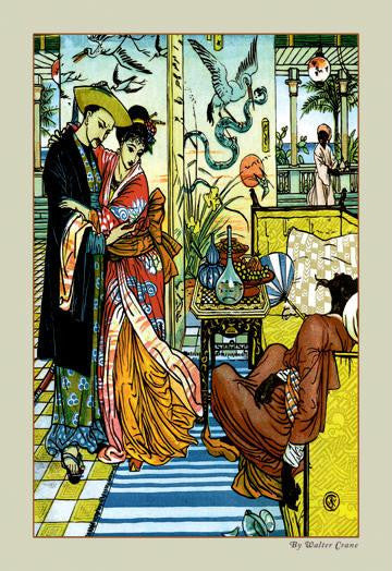 Aladdin Watches as Magician Dies 24x36 Giclee