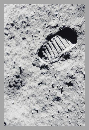 The First Step on the Moon 24x36 Giclee