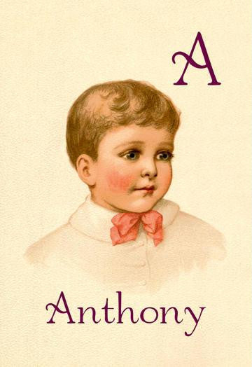 A for Anthony 24x36 Giclee