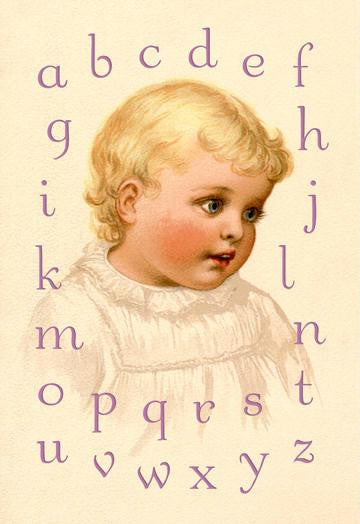 Blondie&#39;s Alphabet 24x36 Giclee