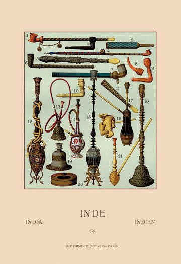 Pipes of India 24x36 Giclee