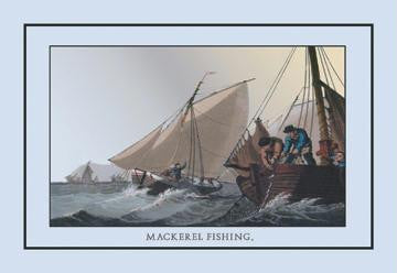 Mackerel Fishing 24x36 Giclee