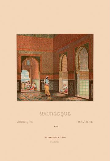 A Mauresque Interior 24x36 Giclee