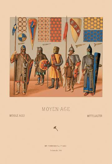 Medieval War Gear 24x36 Giclee