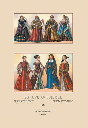 European Noblewomen of the Sixteenth Century 24x36 Giclee