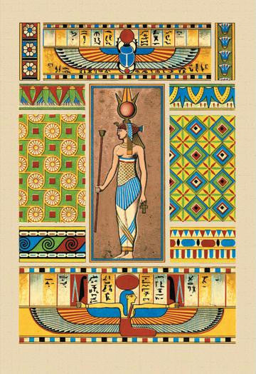 Egyptian Ornamental Patterns 24x36 Giclee