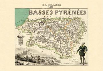 Basses Pyrenees 24x36 Giclee