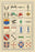 Heraldic Charges - Erect  Inverted  et al. 24x36 Giclee