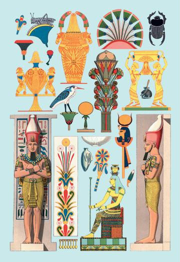 Egyptian Design #1 24x36 Giclee