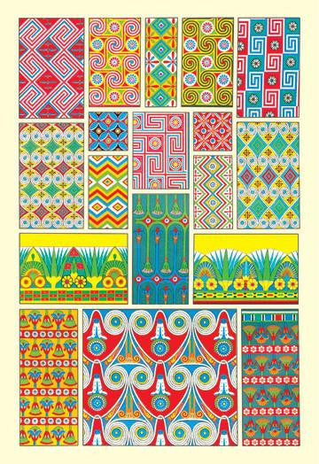 Egyptian Design #2 24x36 Giclee