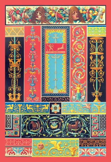 Greco-Roman Design #2 24x36 Giclee