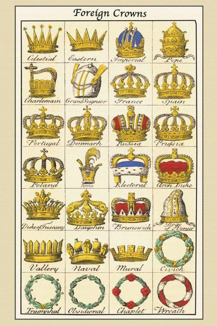 Foreign Crowns - Celestial  Eastern  et al. 24x36 Giclee