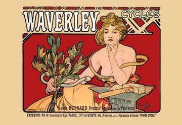 Waverley Cycles 28x42 Giclee on Canvas