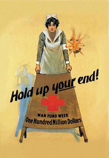 Hold Up Your End 28x42 Giclee on Canvas