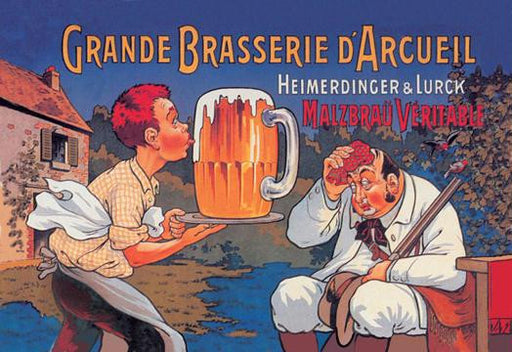 Grande Brasserie d&#39;Arcueil 28x42 Giclee on Canvas