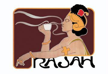 Rajah Coffee 28x42 Giclee on Canvas