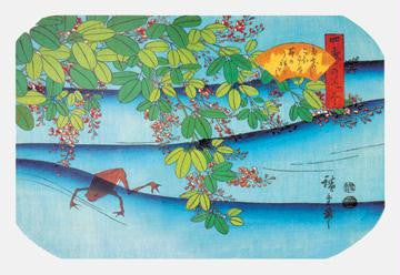 Clover Bush and Frog 28x42 Giclee on Canvas