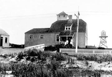 Life Saving Station Salisbury Beach  Massachusetts 28x42 Giclee on Canvas