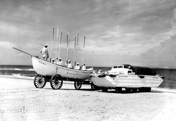 Ready for Action - Nags Head  N.C. 28x42 Giclee on Canvas