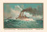 Battleship Texas  Battleship Iowa  and Torpedoboat Porter  1899 28x42 Giclee on Canvas