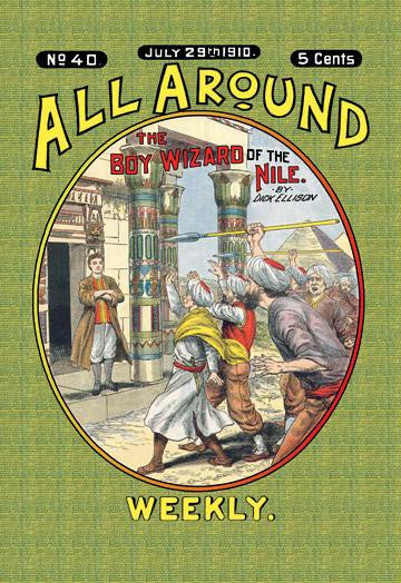 All Around Weekly: The Big Boy Wizard of the Nile 28x42 Giclee on Canvas