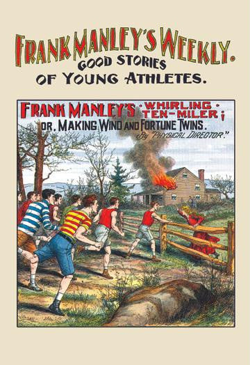 Frank Manley Weekly: Frank Manley&#39;s Whirling Ten Miler 28x42 Giclee on Canvas