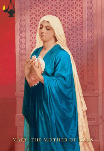 Mary  Mother of Jesus 28x42 Giclee on Canvas