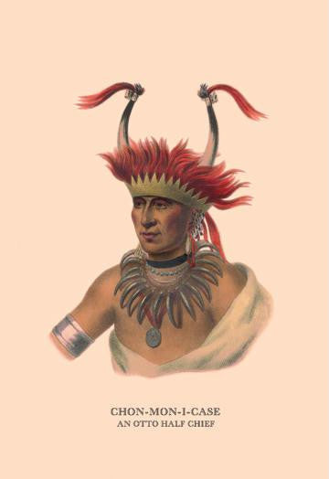 Chon-Mon-I-Case (An Otto Half Chief) 28x42 Giclee on Canvas