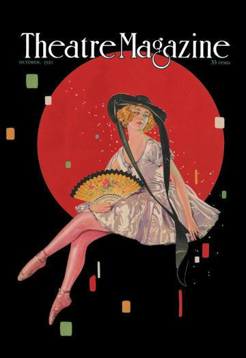 Theatre Magazine 28x42 Giclee on Canvas