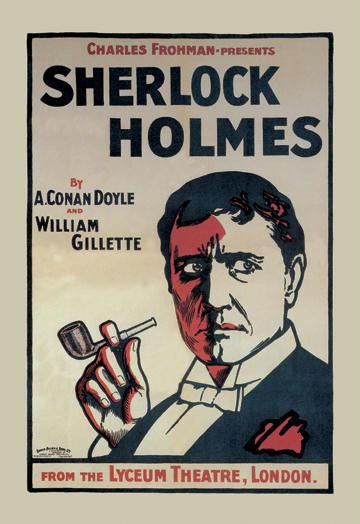 Sherlock Holmes: The Lyceum Theatre  London 28x42 Giclee on Canvas