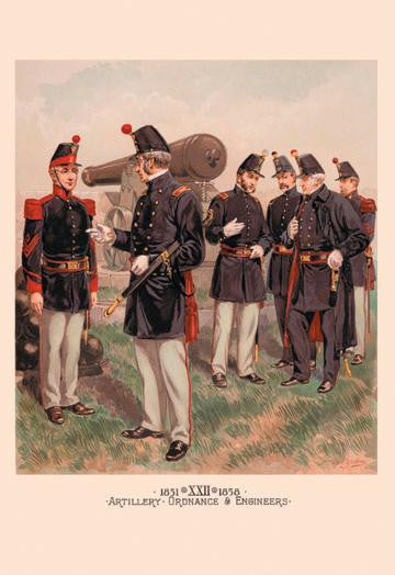 Artillery and Ordinance Engineers 28x42 Giclee on Canvas