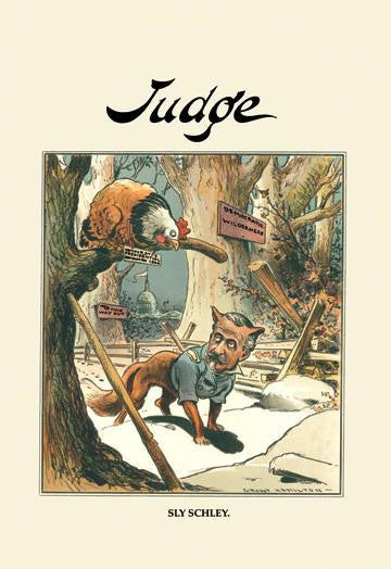 Judge: Sly Schley 28x42 Giclee on Canvas