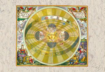 Copernican System 28x42 Giclee on Canvas