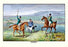 Horsemen Greeting 28x42 Giclee on Canvas