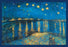 Night at the Rhone 28x42 Giclee on Canvas