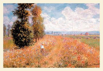 Paysage Pres de Giverny 28x42 Giclee on Canvas